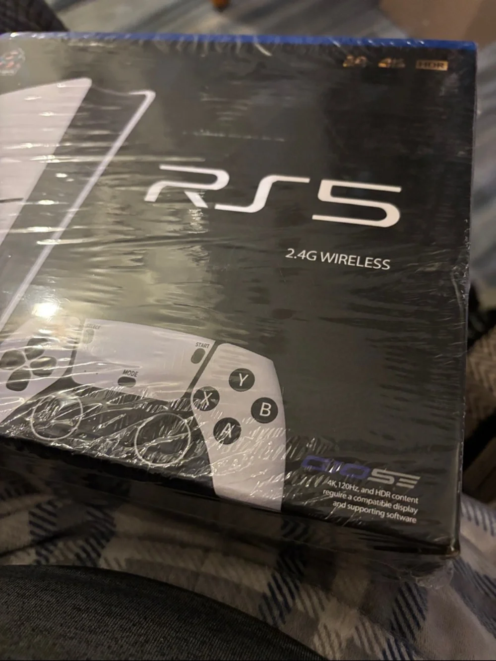 RS5 2.4G Wireless Gaming Console - White